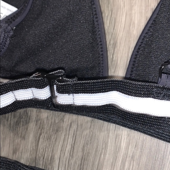 Black Two Piece Bathing Suit - Picture 5 of 5